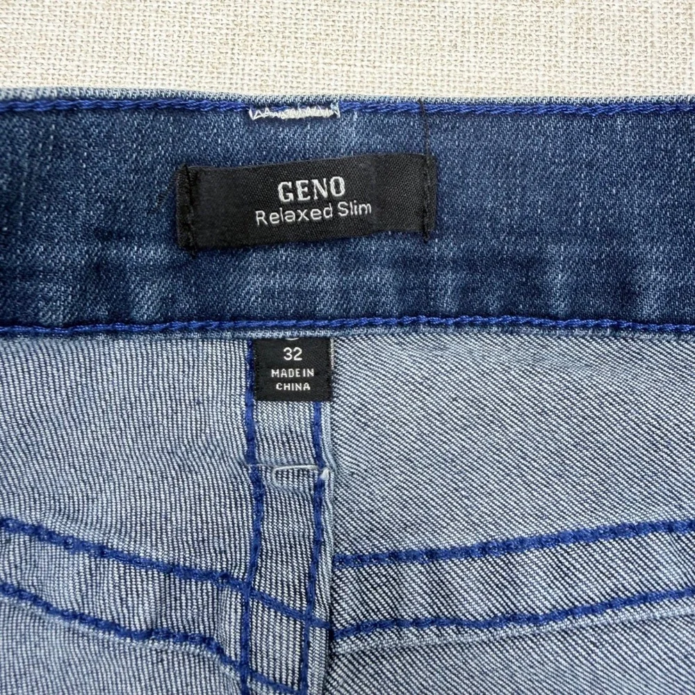 True Religion Geno Relaxed Slim Jeans Size 32 Medium Cloudburst NWT 107207